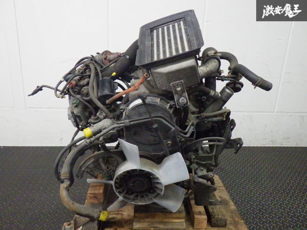 純正 JA11 ジムニー 5MT F6A インタークーラー ターボ エンジン 本体 クラッチ タービン アウトレットパイプ ブロック クランク 棚32拍卖