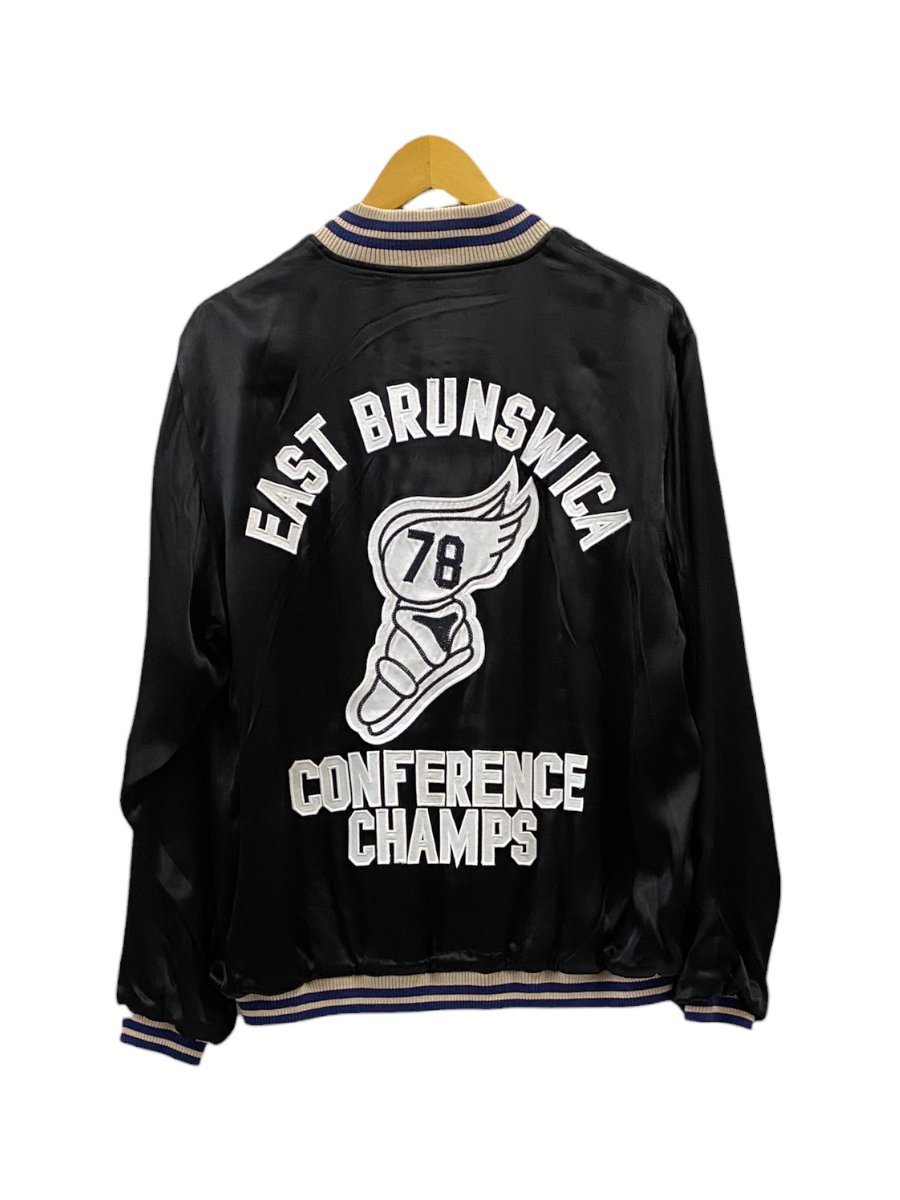 HOUSTON (ヒューストン) RAYON AWARD JACKET(EAST)レーヨンアワードジャケット XL 51250 ブラック 黒 メンズ/078拍卖