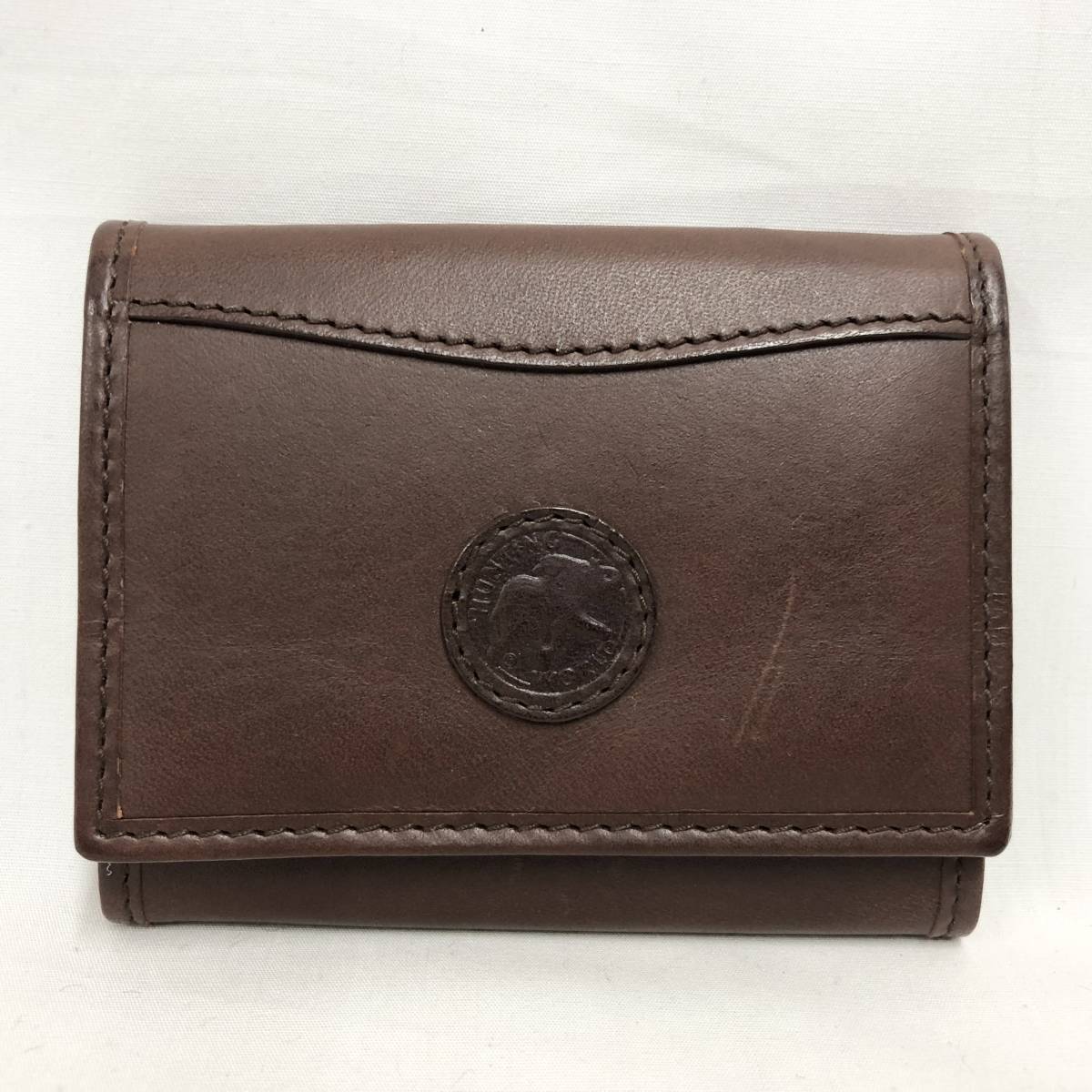○★訳有り 新品未使用 HUNTING WORLD (ハンティングワールド) コインケース ブラウン★○拍卖