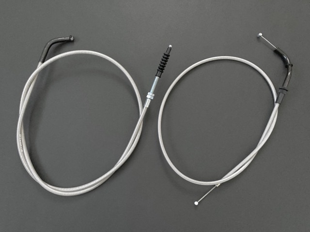 GPZ400F/F2 メッシュワイヤーセット STD 純正長 ノーマル長 日本製拍卖