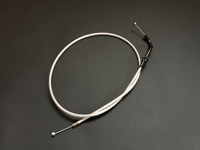 GPZ400F メッシュアクセルワイヤー 20cmロング 日本製拍卖