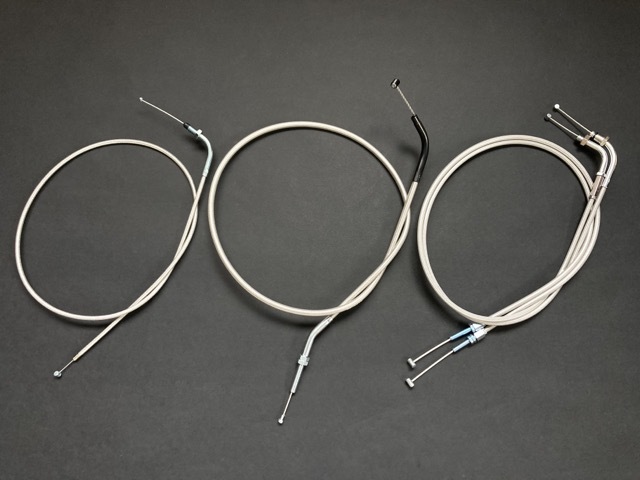 CB400SF ~98y メッシュワイヤーセット 10cmロング 日本製拍卖