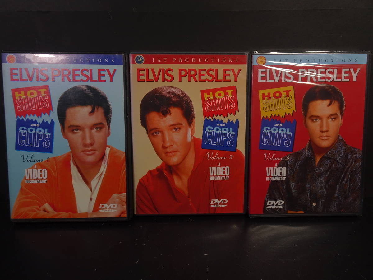 【■】エルヴィス・プレスリー DVD Elvis Hot Shots and Cool Clips Volume 1.2.3 希少 Vol.3 未開封拍卖