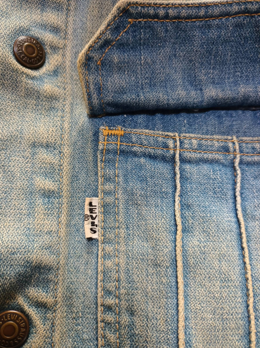 スーパーレア 珍品 70's 白タグ セカンドタイプ リーバイス ビンテージ levi's vintage Tバック ビッグE ジージャン デニム ジャケット拍卖