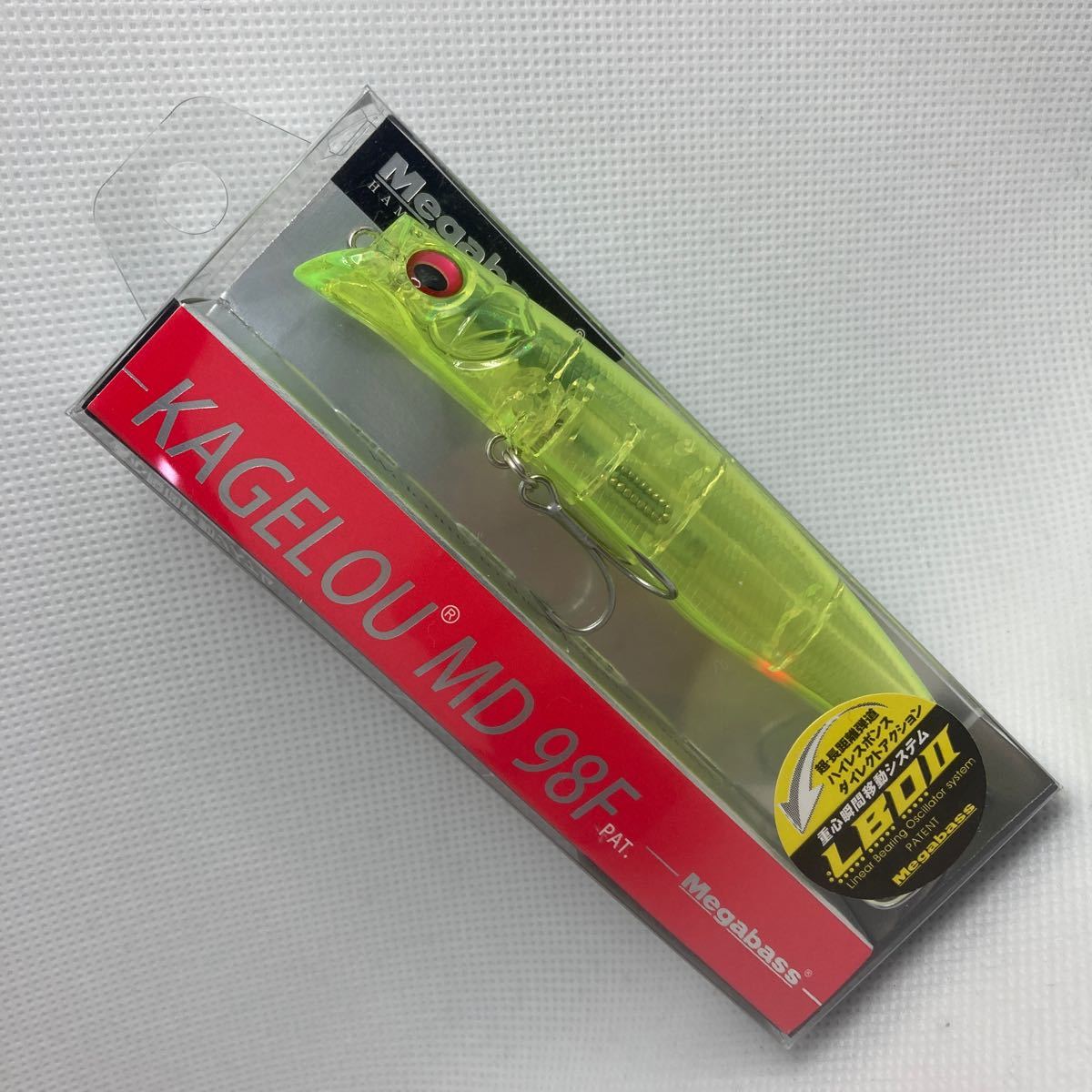 98 カゲロウ MD 新品 メガバス イエローヴィーナス ミノー シーバス ヒラスズキ LBOⅡ 98F拍卖