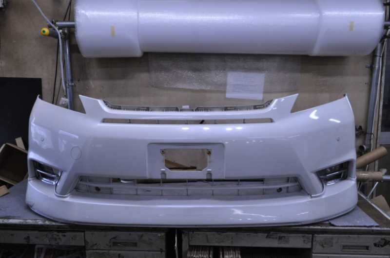 ヴェルファイア 24Z 前期(ANH20) 純正 フロントバンパー フロントスポイラー フォグランプ付 070 52119-58250 / 52119-58250-A0 k079556拍卖