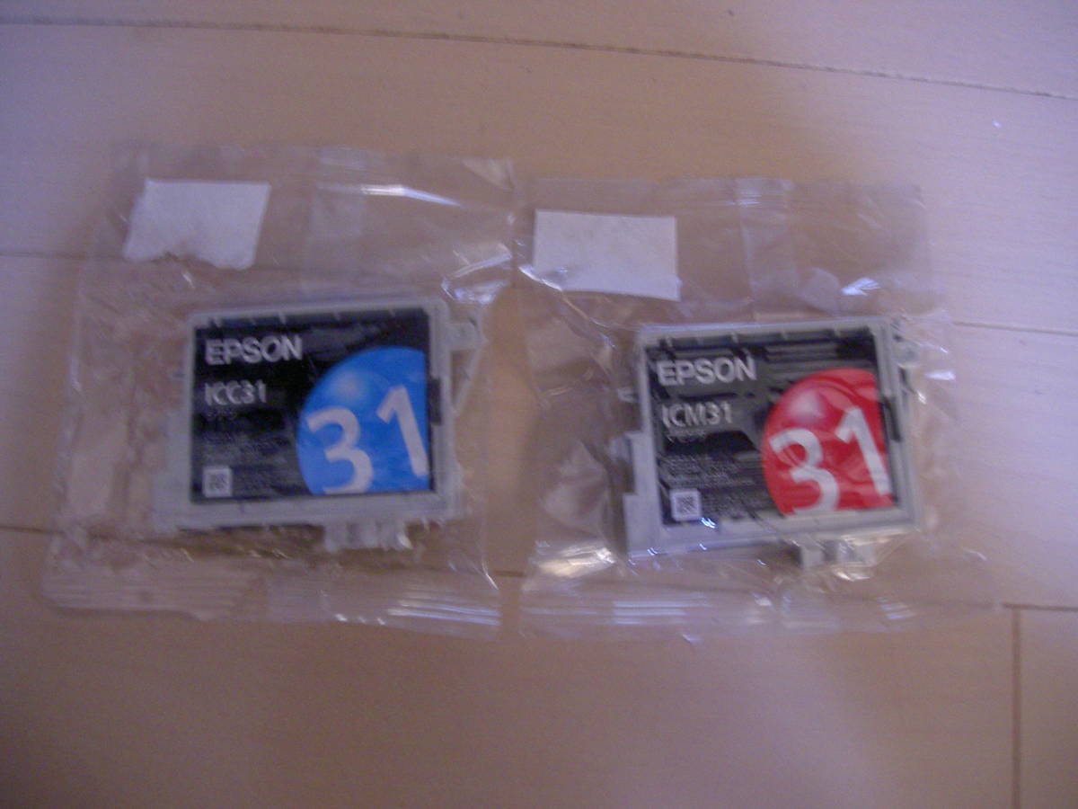 純正 エプソン IC31 2個セット 新品外箱なし 送料140円拍卖