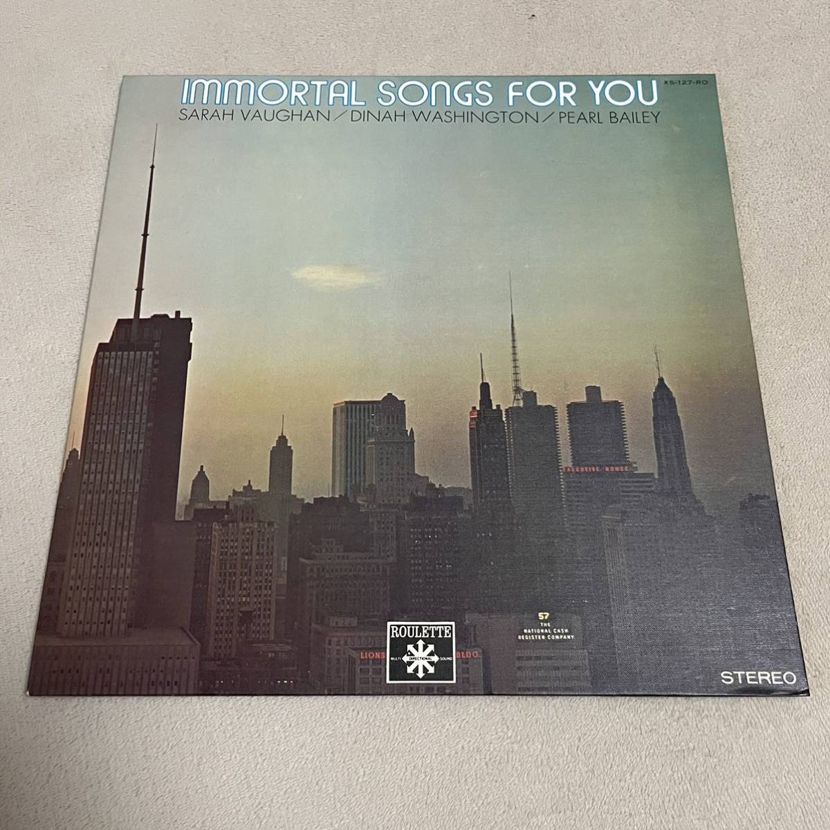 【国内盤】サラヴォーン ダイナワシントン パールベイリー IMMORTAL SONGS FORYOU 不滅のスタンダードヴォーカルベスト/LPレコード/XS127RO拍卖