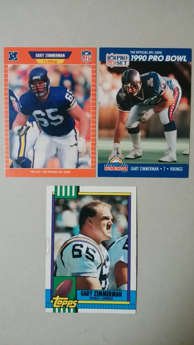 NFLカード GARY ZIMMERMAN 7種 バイキングス ブロンコス OT拍卖