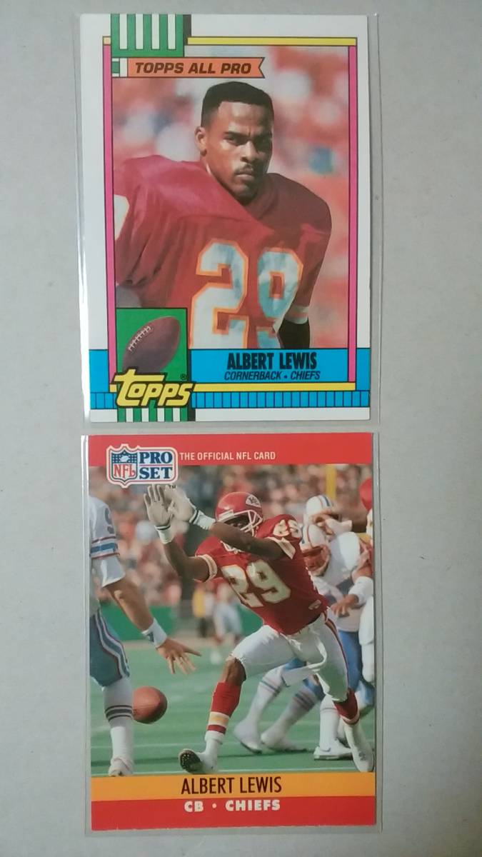 NFLカード ALBERT LEWIS 9種 チーフス CB拍卖