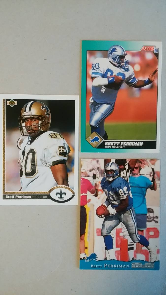 NFLカード BRETT PERRIMAN 10種 ライオンズ セインツ WR拍卖