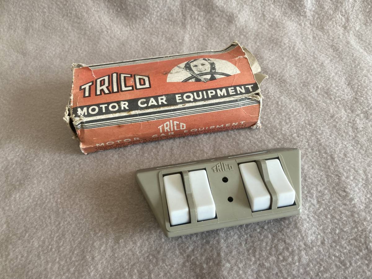 BMCミニ TRICO トリコ 4連スイッチ 当時物 ローバーミニ クラシックミニ レア イギリス 英国 旧車 Austin Morris Mini Mk1 Mk2拍卖