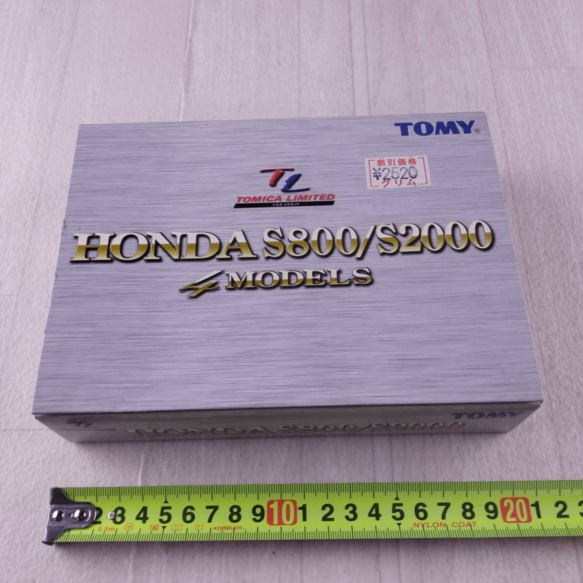 2F11 未開封 HONDA S800 S2000 4台セット トミカリミテッド拍卖