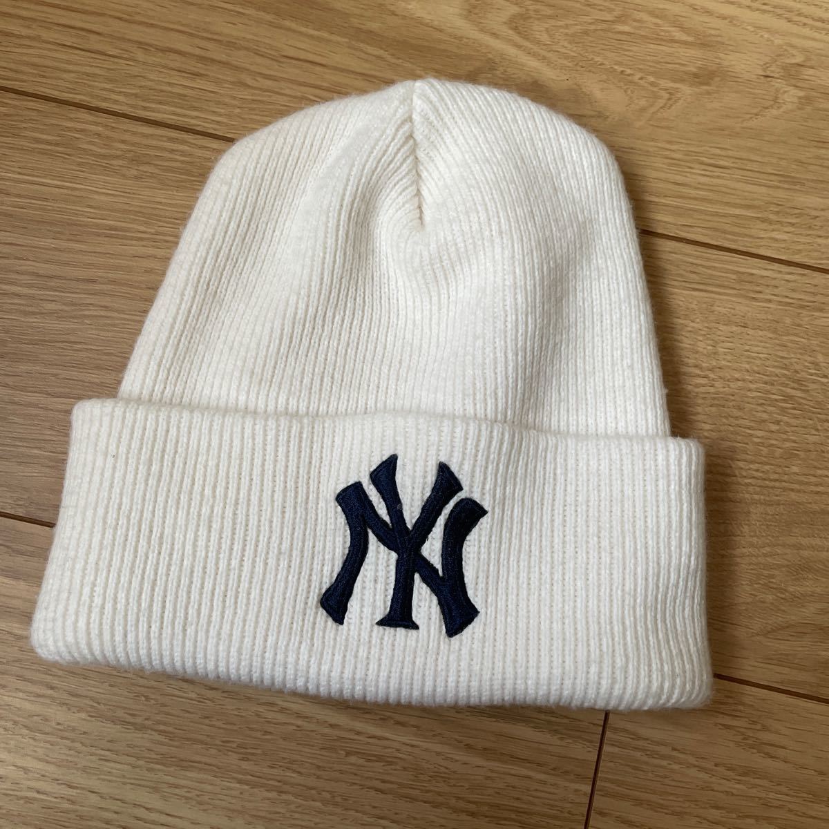 ニューヨークヤンキース ヴィンテージニットキャップ MADE IN USA 美品拍卖