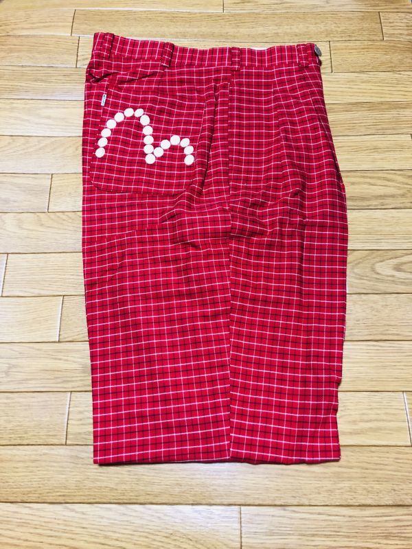 【デッドストック】EVISU&GOLF スラックス レッドタッターソール サイズ3 廃番モデル YAMANE ACADEMY CIBUF拍卖