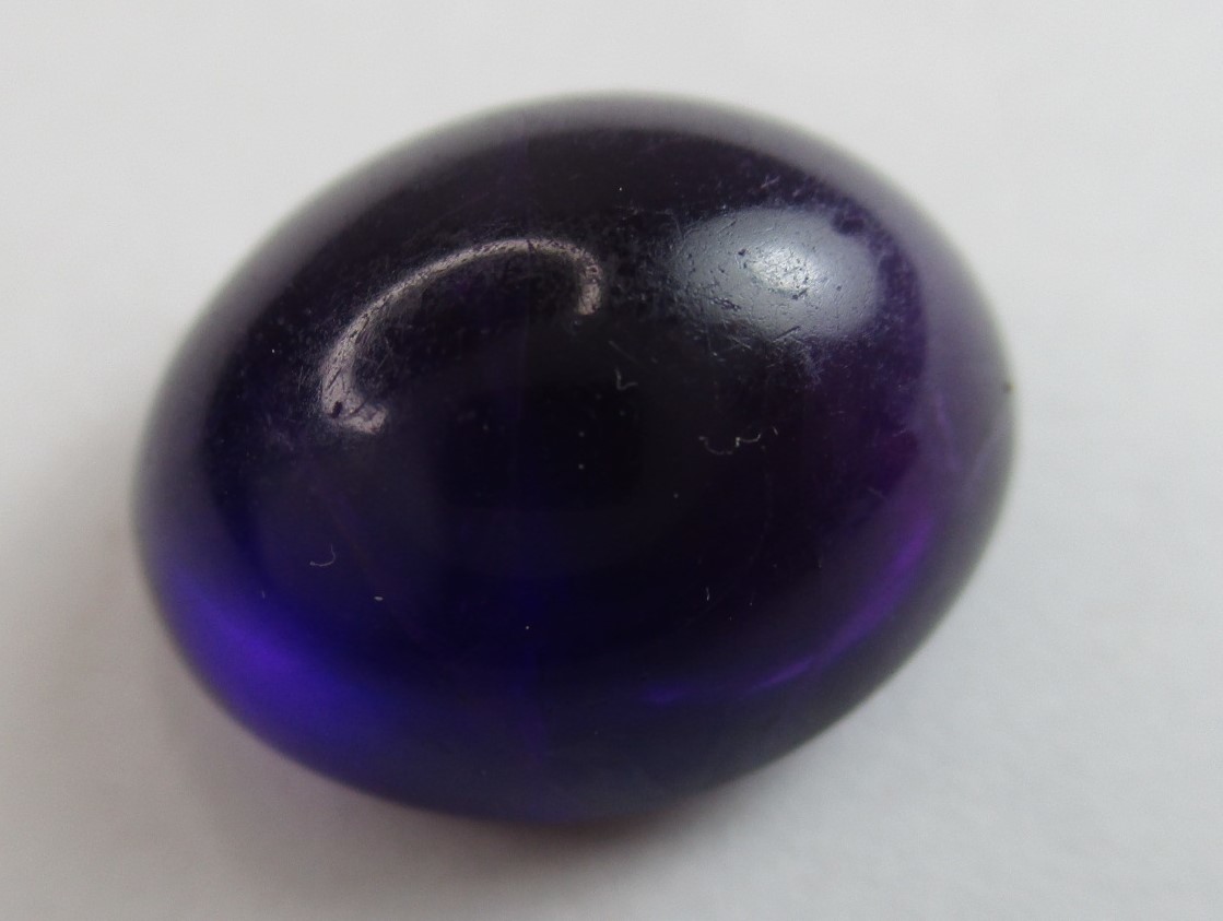 J-225 アメジスト カボションカット ルース 11.5ct 拍卖