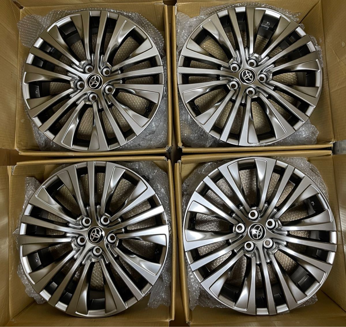 トヨタ純正80系ハリアー Zグレード純正ホイール4本拍卖