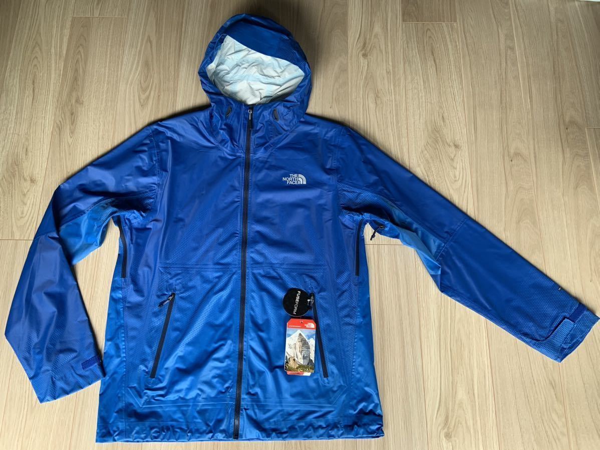 未使用タグ付◇ノースフェイス THE NORTH FACE マウンテンパーカー ジャケット Fuseform 防水 HY VENT2.5L ブルー拍卖