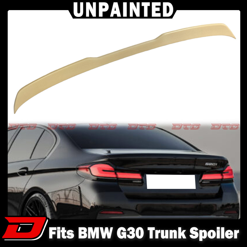 未塗装の素地 2017-2023 BMW 5シリーズ G30 セダン エアロ リアスポイラー トランクスポイラー PRO TYPE ABSの材質拍卖