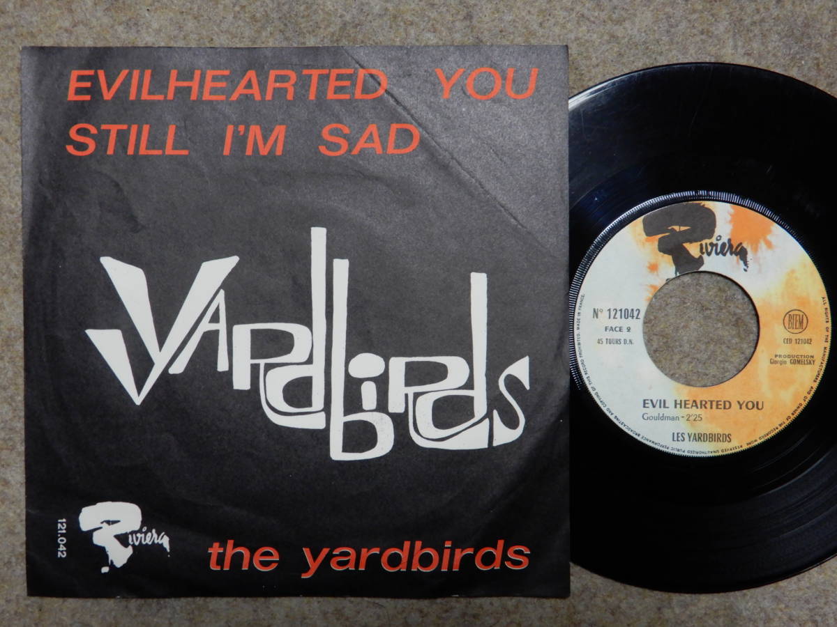 The Yardbirds-Evil Hearted You★ベルギー/仏Orig.7”/Jeff Beck/Keith Relf拍卖