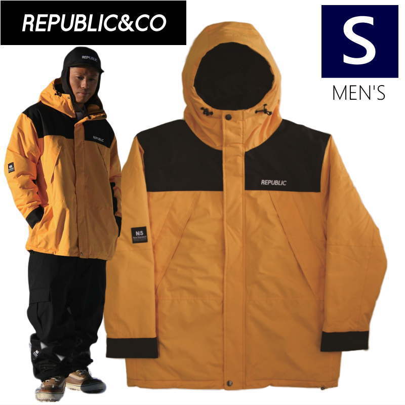 ○ REPUBLIC 36 CHAMBERS JKT 5c Yellow Sサイズ メンズ スノーボード スキー ジャケット JACKET スポーツMIX 22-23 日本正規品拍卖