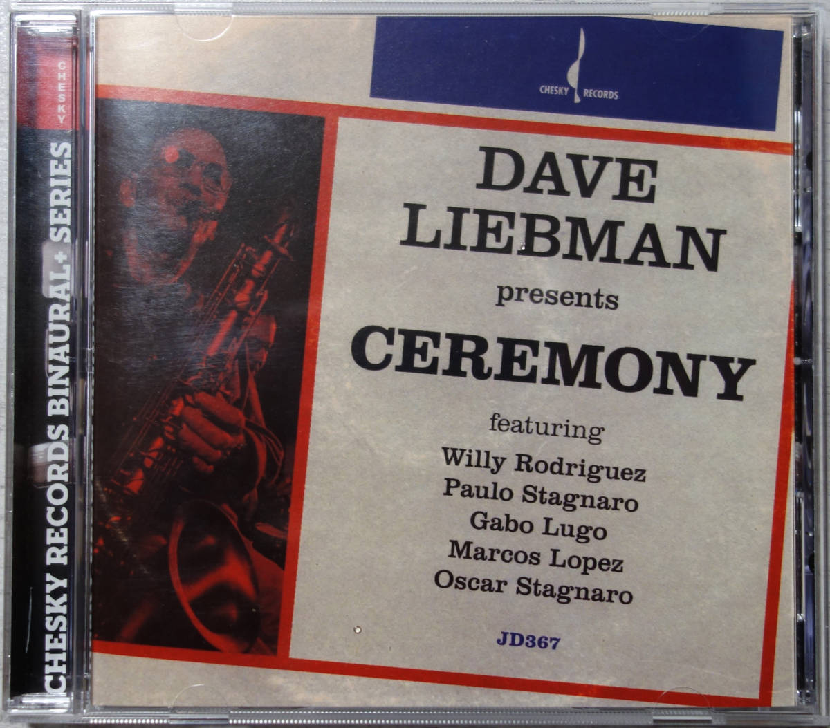 ◆DAVE/DAVID LIEBMAN/CEREMONY (CD/Binaural) -Chesky, Audiophile拍卖