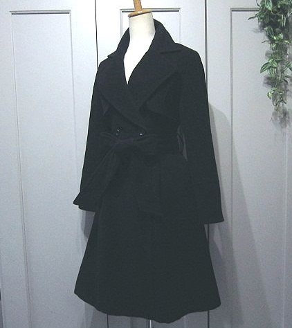 ロートレアモン コート アンゴラ・ウール リボンベルト 日本製 クリーニング済 拍卖