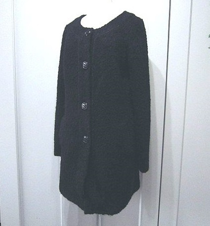 アンタイトル UNTITLED ノーカラーコート アルパカ・ウール 拍卖