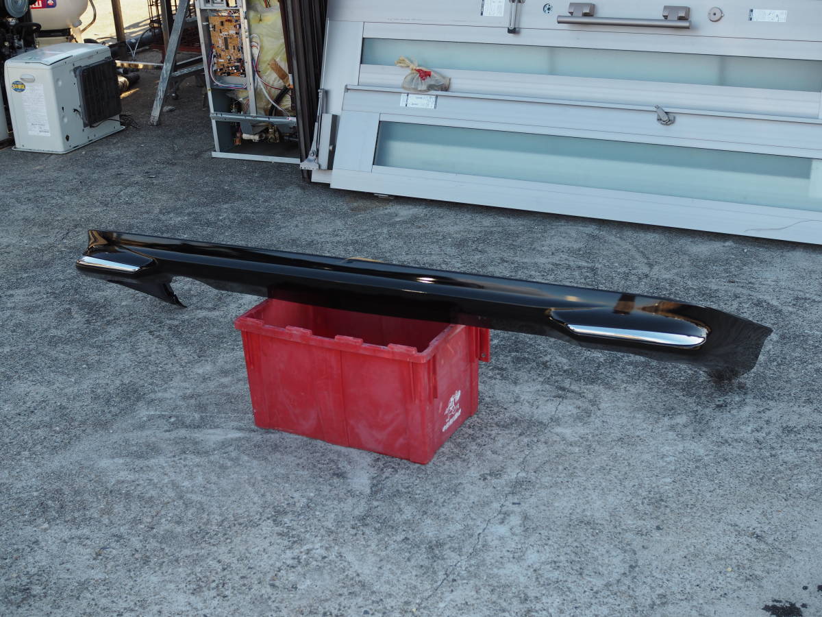 〇未使用品 トヨタ 200系ランドクルーザー URJ202W 純正 リアアンダースポイラー Y-76871-X0106 エアロ ブラック 黒 ハーフ バンパー③拍卖