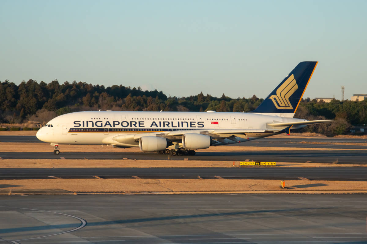 飛行機 デジタル 画像 A380 シンガポール航空 5拍卖