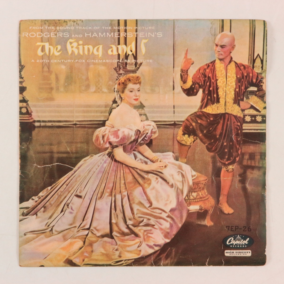 ◆EP◆王様と私 OST◆デボラ・カー ユル・ブリンナー◆Capitol Records 7EP-26◆Overture/Shall We Dance?/Something Wonderful拍卖