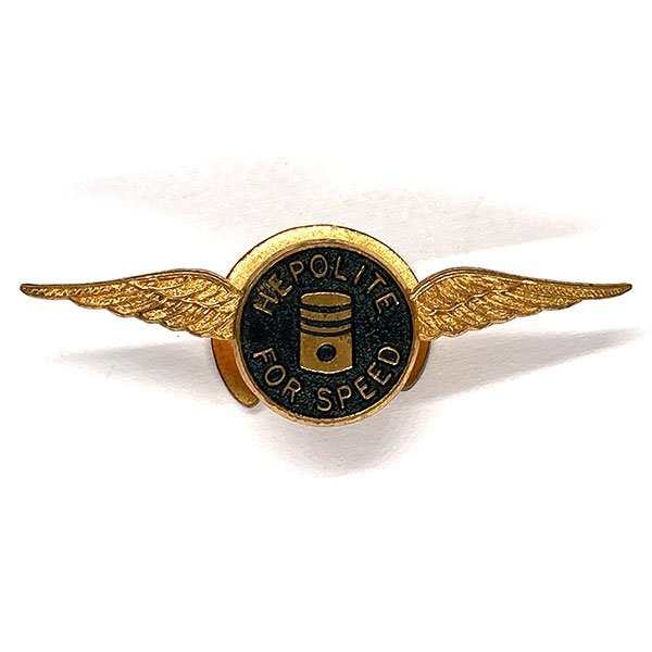 ヘポライト ヴィンテージ ボタンホール ピンバッジ HEPOLITE Vintage Buttonhole Pin ピストン パーツ バイカー Piston Parts Biker拍卖