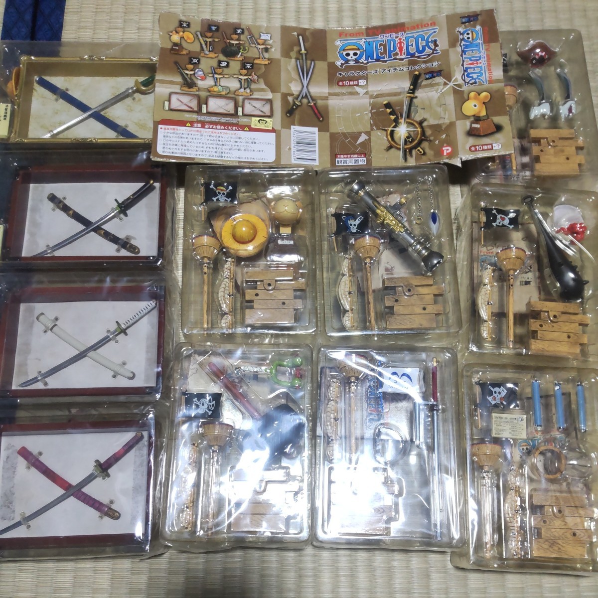 トレーディング フィギュア 全11種セット ワンピース キャラクターズ アイテム コレクション」拍卖
