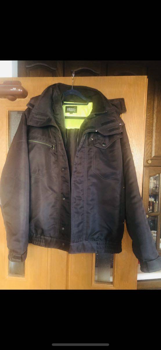 防寒ジャケット脱着フード付き サイズLL拍卖
