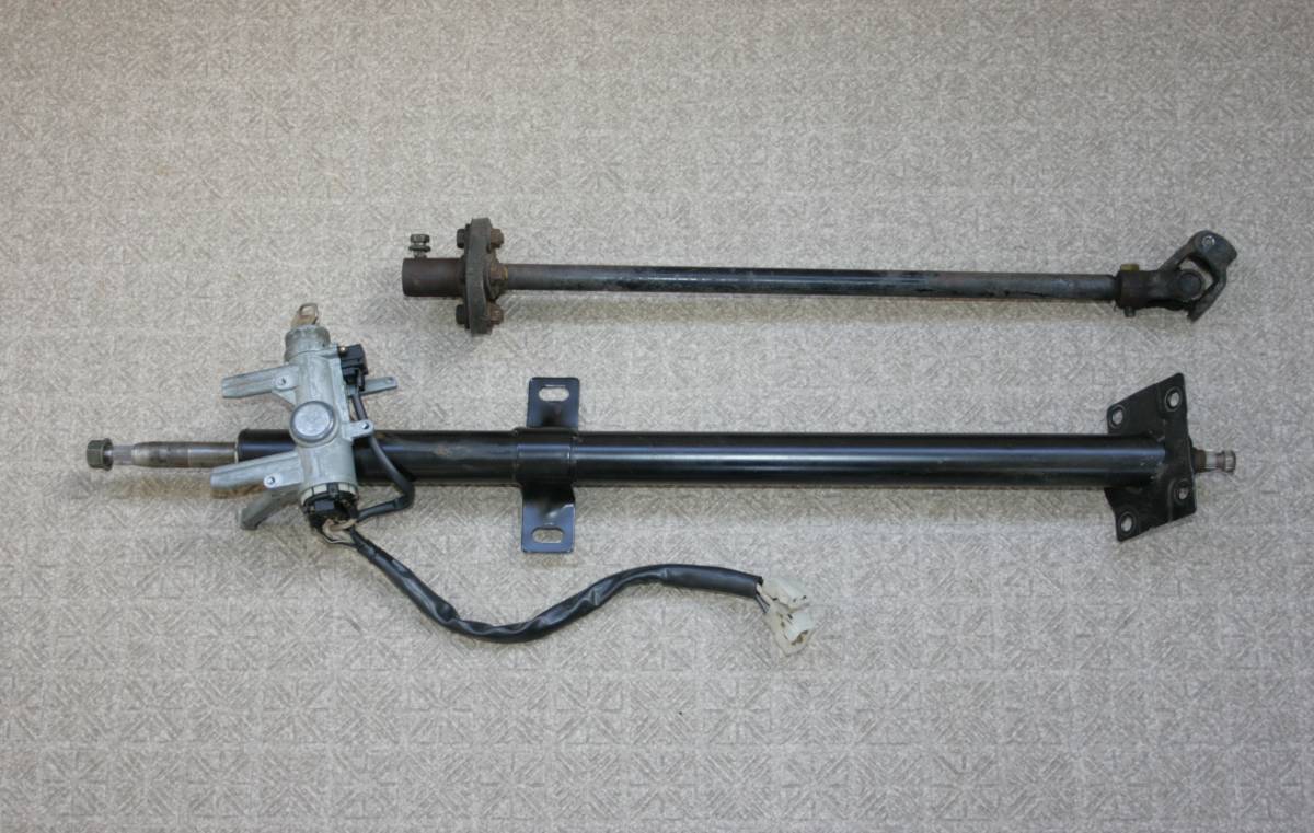 JA11ジムニー 鍵つきステアリングシャフト ロアシャフトセットで V-JA11V 日曜日引取りもしくは着払い発送にて拍卖