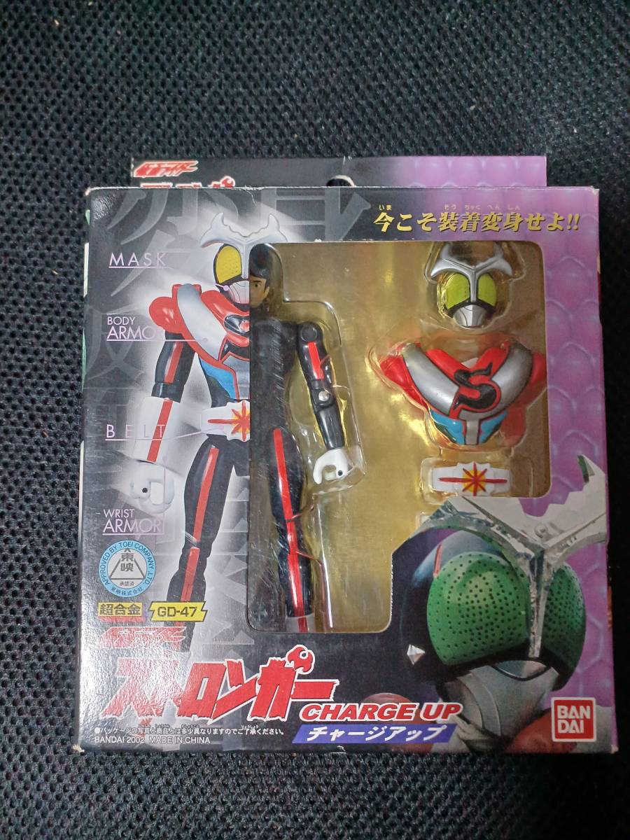 装着変身 シリーズ 仮面ライダー ストロンガー チャージアップ MASKED RIDER STRONGER GD-47 BANDAI 開封品 欠品無拍卖