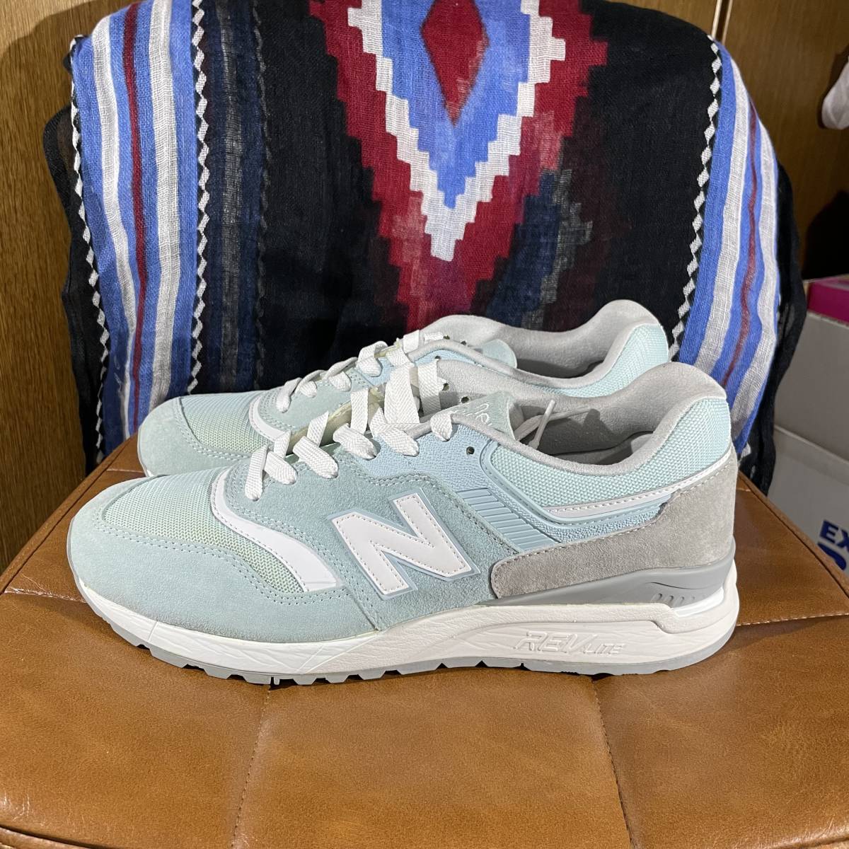★未使用品 箱なし new balance ML997 HAF ミントグリーン 27.5cm US 9.5 UK 9.0 ニューバランス KITH Ronnie atmos 1300 1500★拍卖