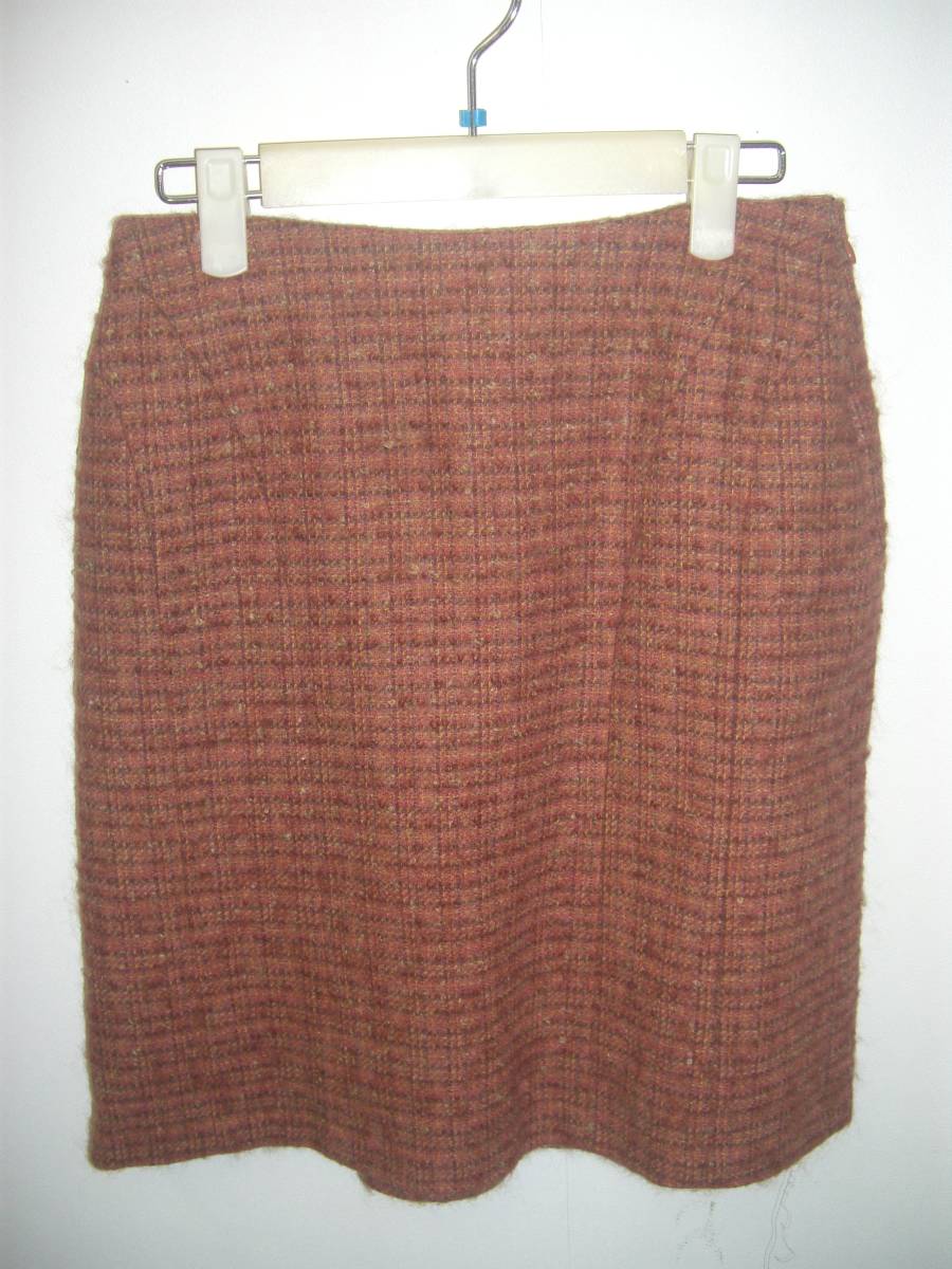 送料無料! MAKELET(メイクレット)モヘア/ウール/タイト/スカート☆サイズW67cm拍卖