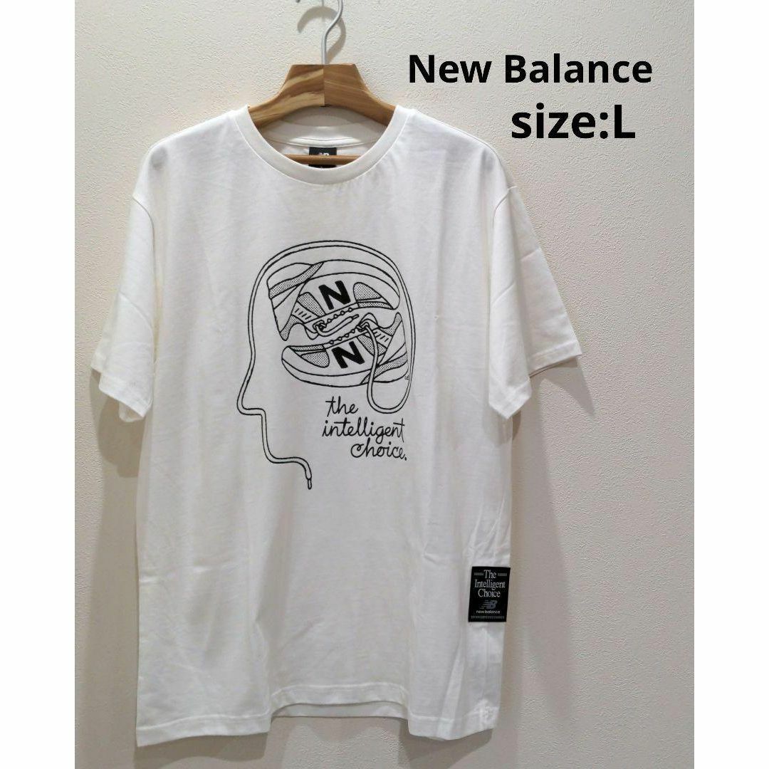 New Balance デロレンツォ ロゴ コットン Tシャツ L トップス拍卖