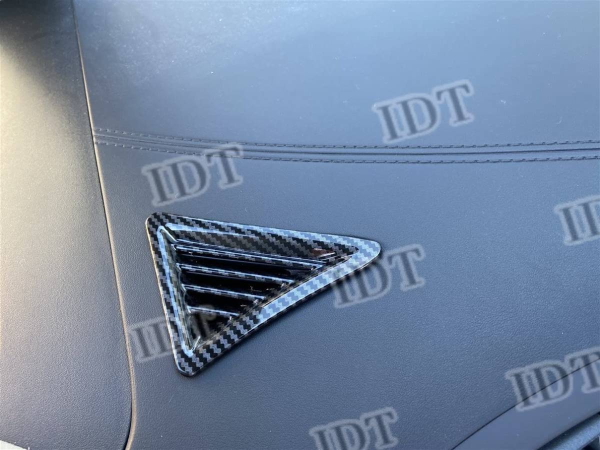 IDT 30系 アルファード ヴェルファイア フロントエアコンカバー デフロスター インテリアパネル ダイヤル リング デフォッガー カーボン拍卖