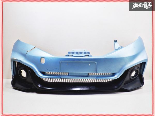 IMPUL インパル E12 ノート エアロ FRP フロントバンパー 水色 130327-1 棚2Q1拍卖