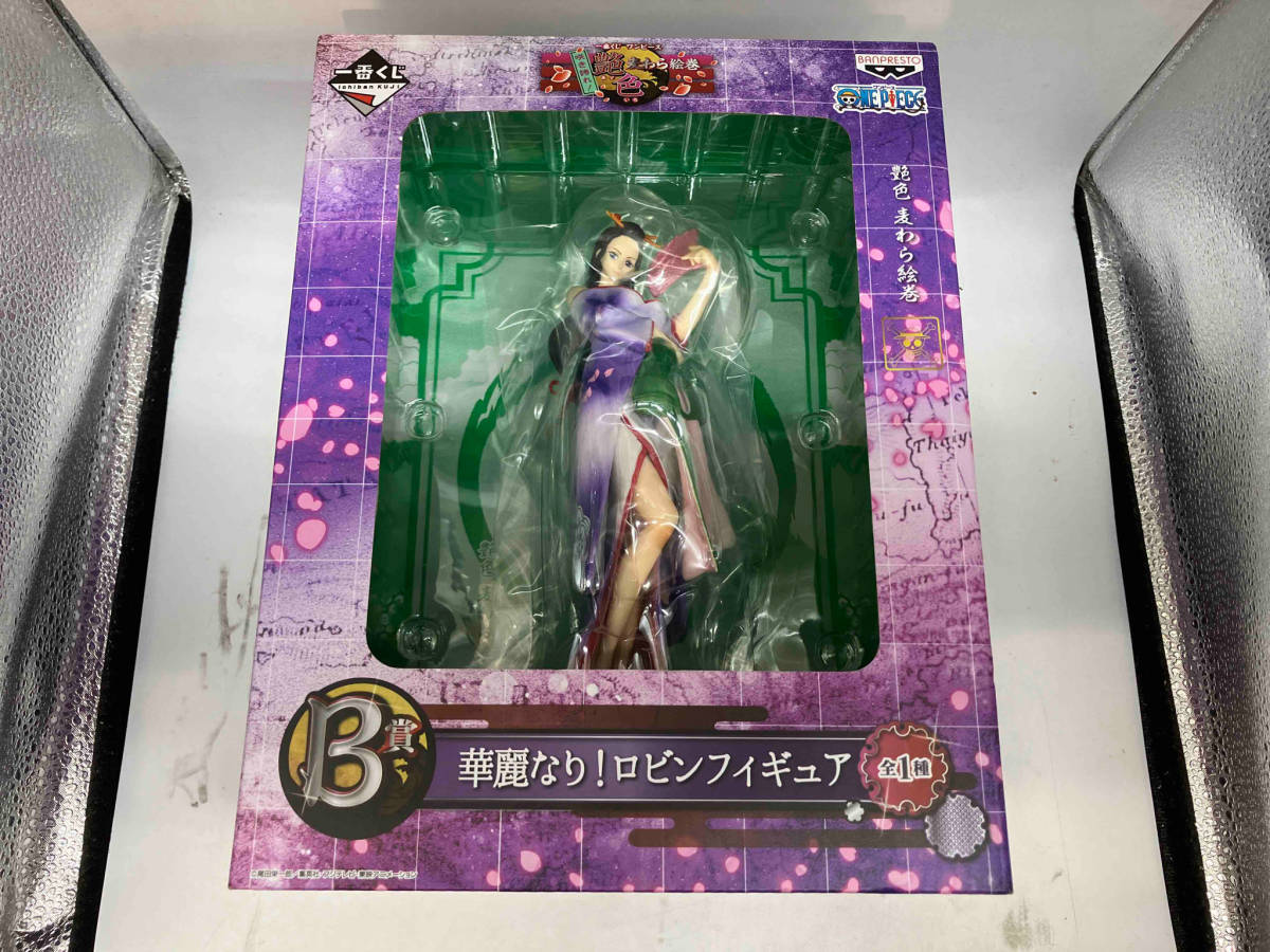 未開封品 B賞 華麗なり!ロビンフィギュア 一番くじ ワンピース 咲き誇れ!艶色 麦わら絵巻 ワンピース拍卖
