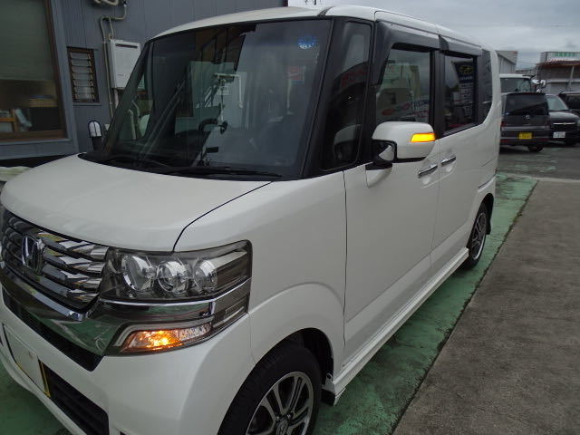 動画説明付き ホンダ N-BOX NBOX JF1 JF2 シーケンシャル 流れるウィンカードアミラーウィンカー ブロンズブラック カプラーオン装着拍卖
