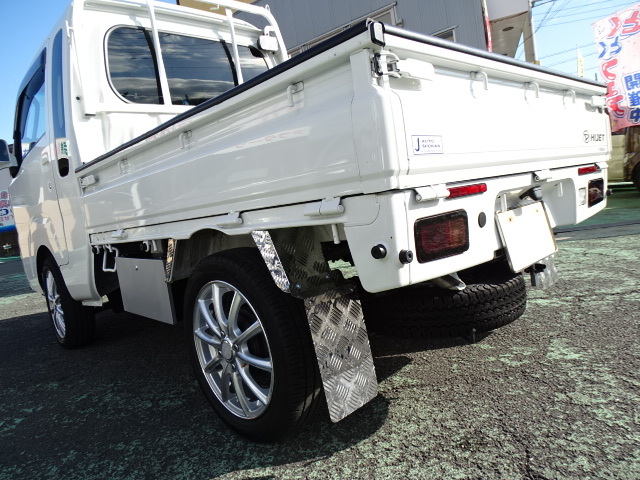 ダイハツ ハイゼット トラック ジャンボ S200 S210 S500 S510P系 リア マッドガード 泥よけ 泥除け ステンレス シマ 縞模様 上下6点セット拍卖