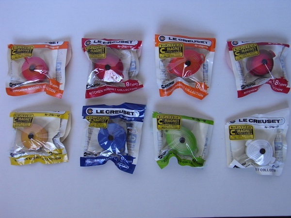 非売品 ル・クルーゼ ミニチュアキッチンマグネット8種類コンプリートセット ペプシ景品拍卖