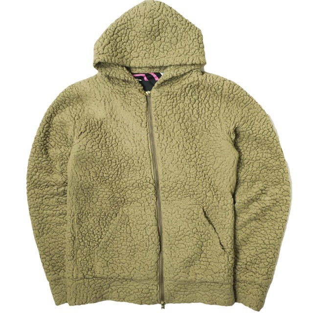 DRESSCAMP ドレスキャンプ 日本製 ボアパイルジップパーカー 31-12A50918 46 ベージュ トップス g15262拍卖