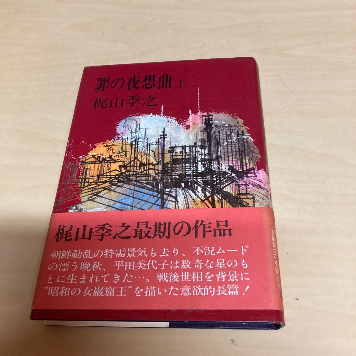 罪の夜想曲 上 梶山李之 1975年 初版発行拍卖