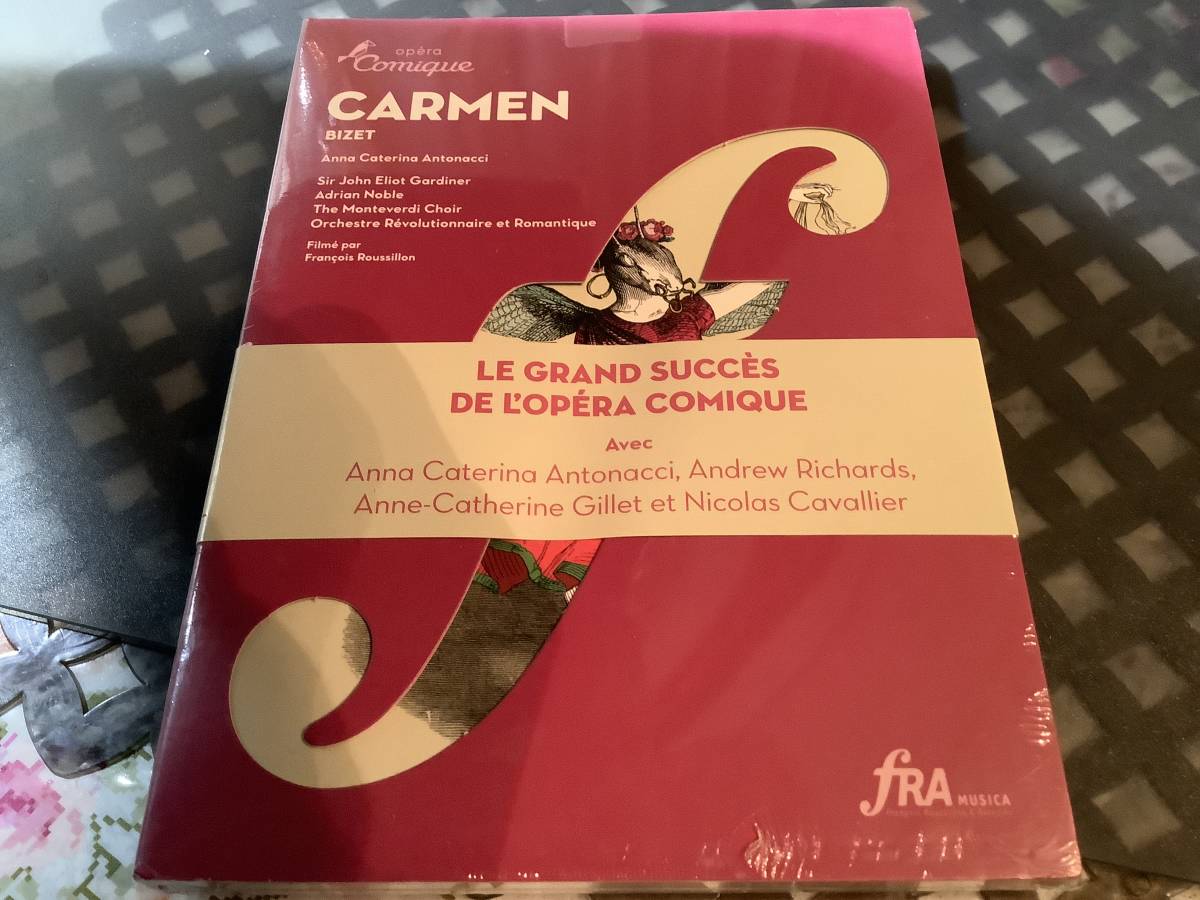 カルメン 名作オペラのオリジナルな姿に迫る、アントナッチ=ガーディナー=ノーブルの ビゼー 『カルメン』拍卖