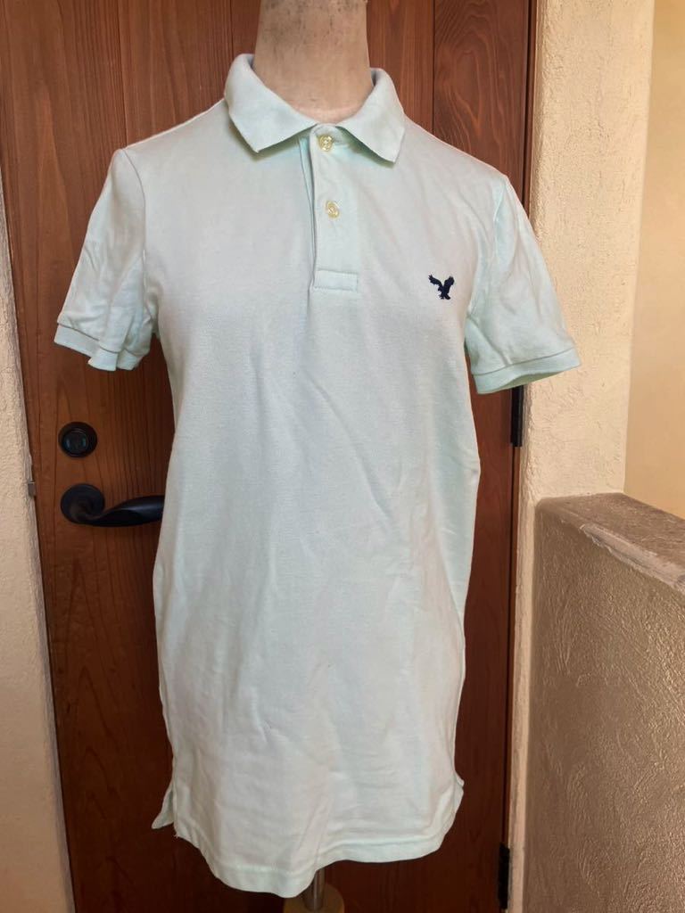 56 アメリカンイーグル メンズ半袖ポロシャツ XSサイズ拍卖