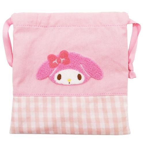 マイメロディ 巾着 ギンガム サガラ 巾着袋 サンリオ キャラクター拍卖